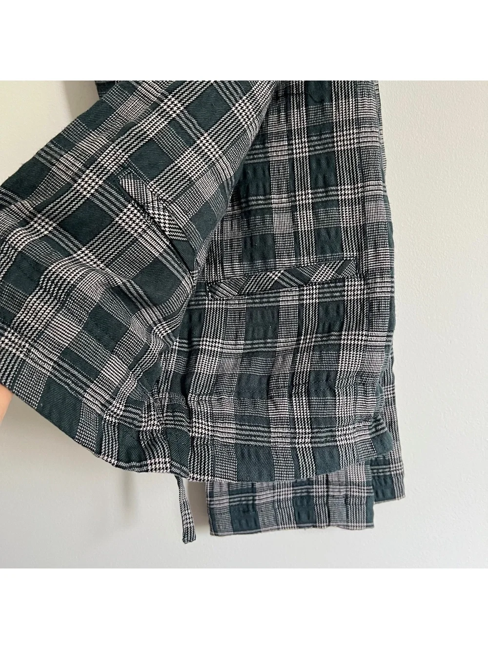 Free People Plaid Drawstring Pants Size 0